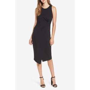 Leith Black Knot Dress